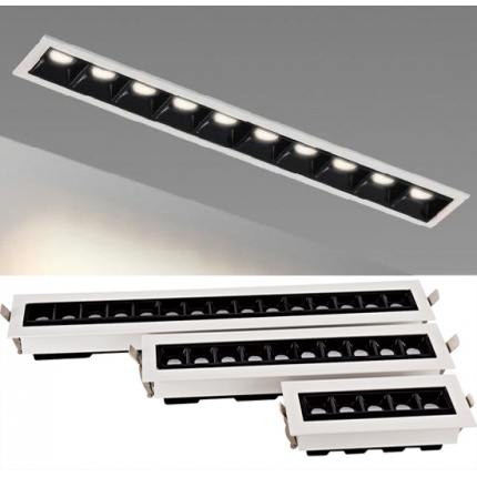 Adjustable LED linear Grille Down Light 20W