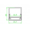 LED profile ALP011 for  Recessed light