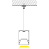 Aluminum LED profile for  Suspended or Surface Mounted FL-ALP056