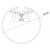 FL-T100 LED Profile for Pendent   